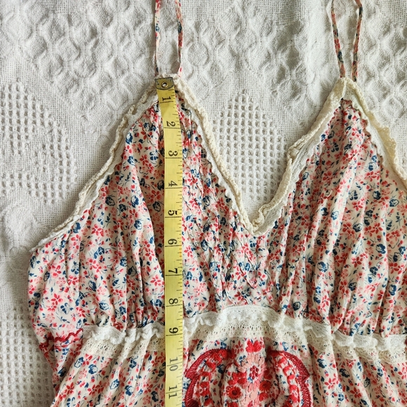 Johnny Was Los Angeles Bohemian Boho Embroidered Dress Medium Lined - Picture 14 of 16